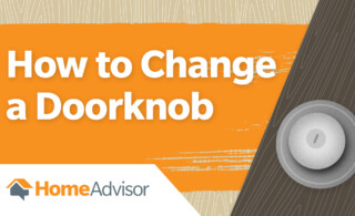 Learn how to change and isntall a doorknob with HomeAdvisor