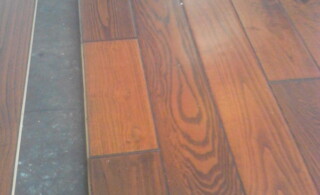 Snap together laminate wood flooring