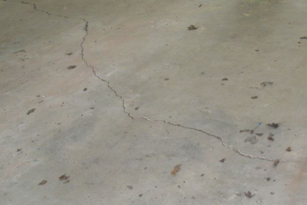 Cracked Concrete Floor
