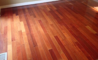 Pre-finished wood flooring