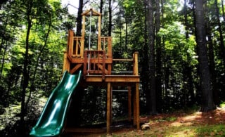 Backyard slide