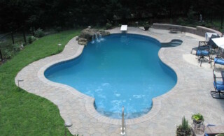 Outdoor inground pool