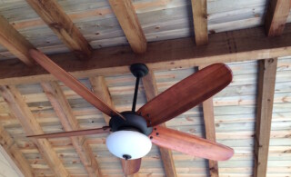 Ceiling with fan
