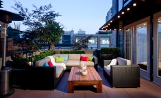 outdoor furniture on patio
