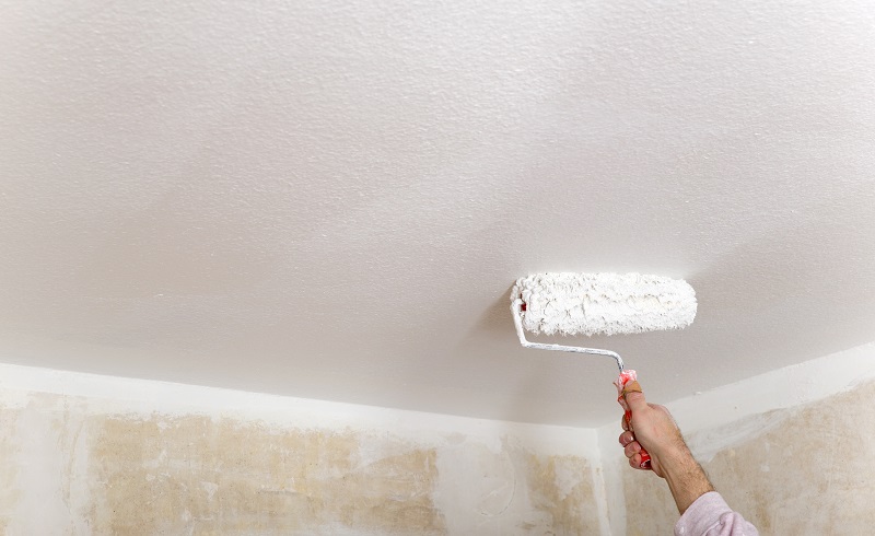 Complete Guide To Painting Popcorn Textured Ceilings Homeadvisor