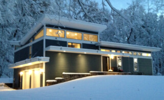 House in Snow