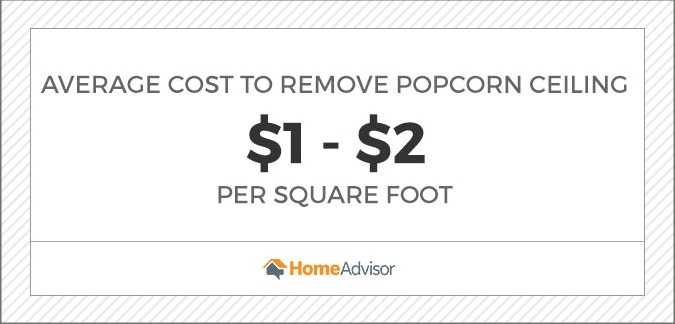 2020 Popcorn Ceiling Removal Cost Price To Scrape Per Sq Ft