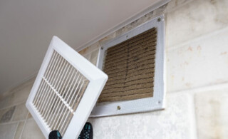 dirty air vent in home needs a cleaning