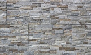 stone veneer paneling up-close