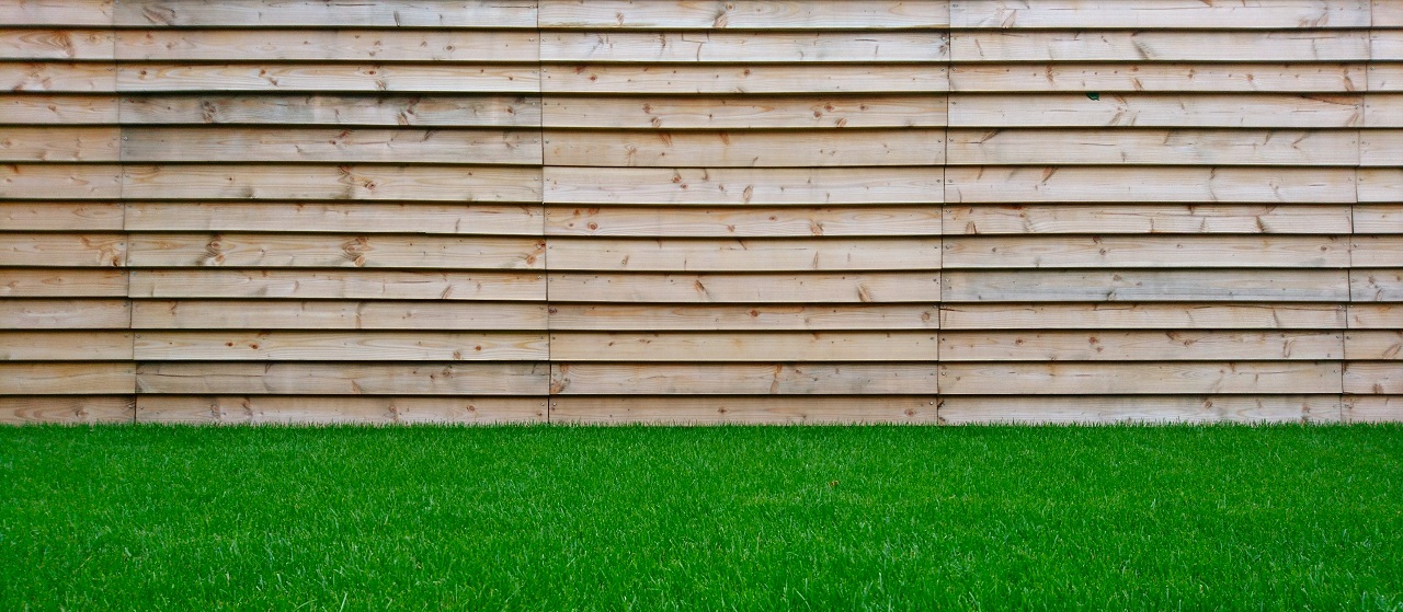 close-up of wood fencing