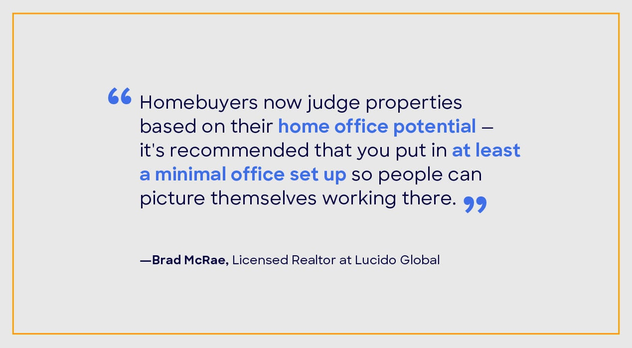 Brad McRae home staging quote