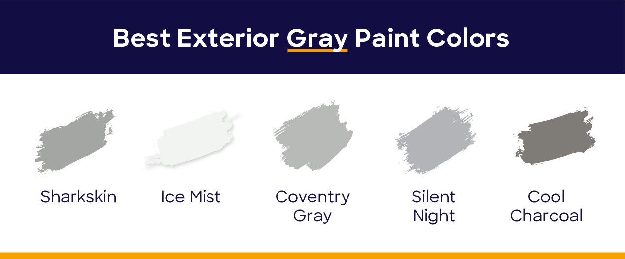 best exterior gray paint colors