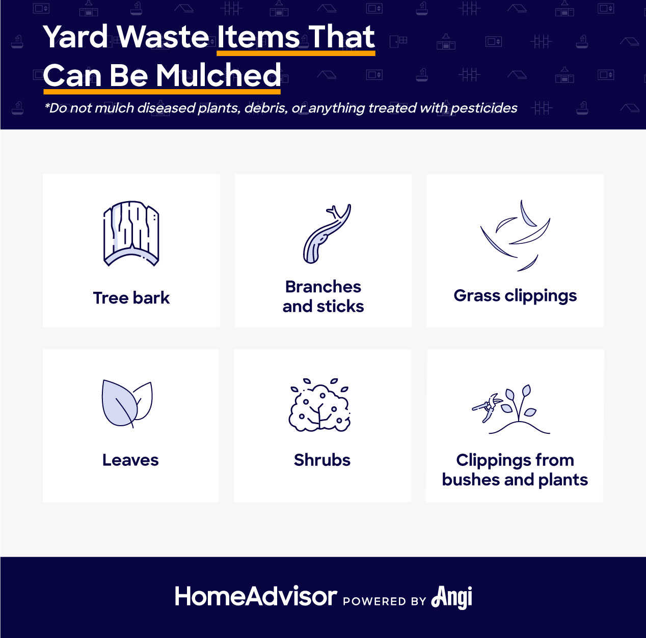 yard waste items that can be mulched