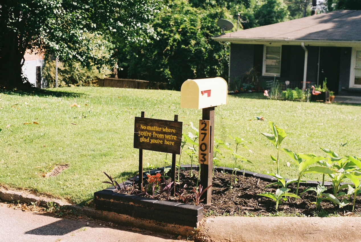 mailbox outside a home